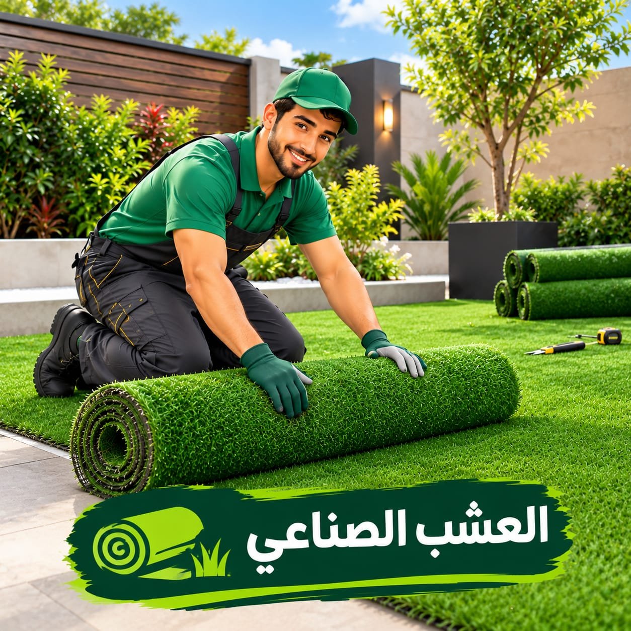 تركيب عشب صناعي بالرياض