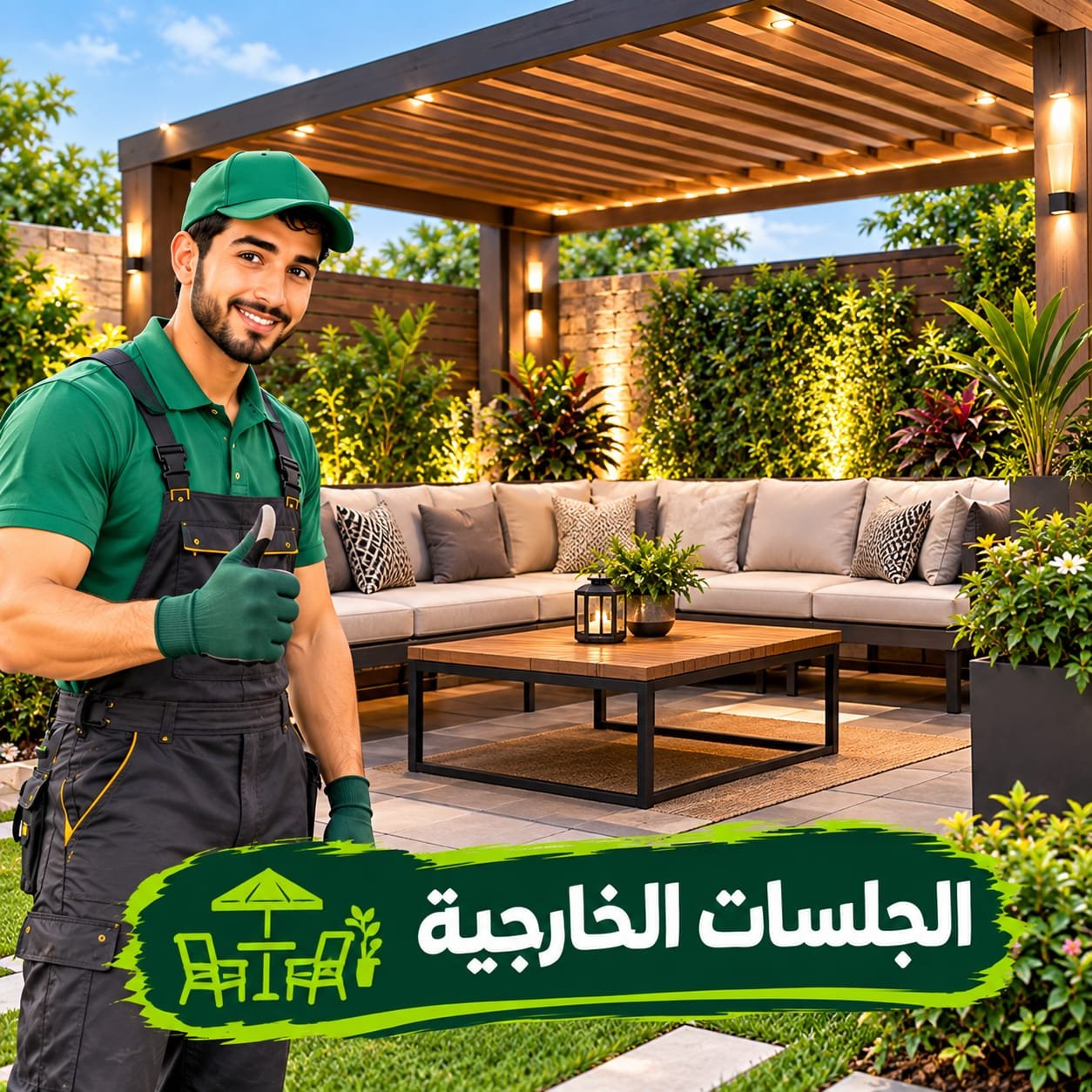 جلسات خارجية للحدائق بالرياض