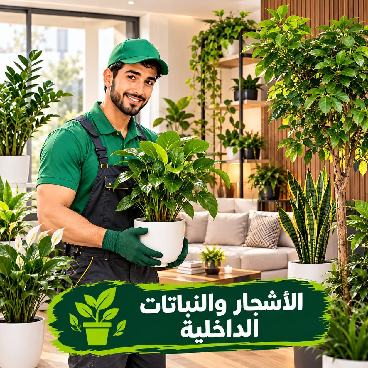 أشجار ونباتات داخلية بالرياض